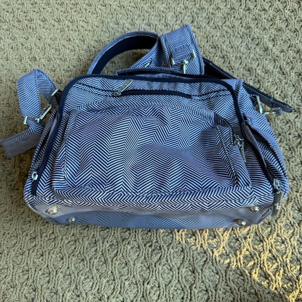Jujube BFF Queen of the Nile Diaper Bag Convertible Backpack Ju-Ju-Be Black Gold